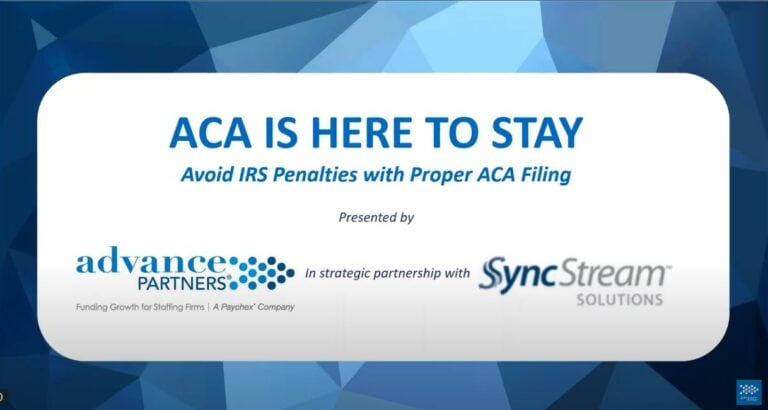 The ACA is Here to Stay: Avoiding IRS Penalties with Proper ACA Filing Webinar